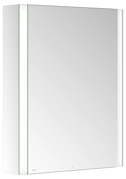 Keuco Somaris 600 x 700mm Wall-Mounted Heated Mirror Cabinet (Left Hinged) - Mirror Finish