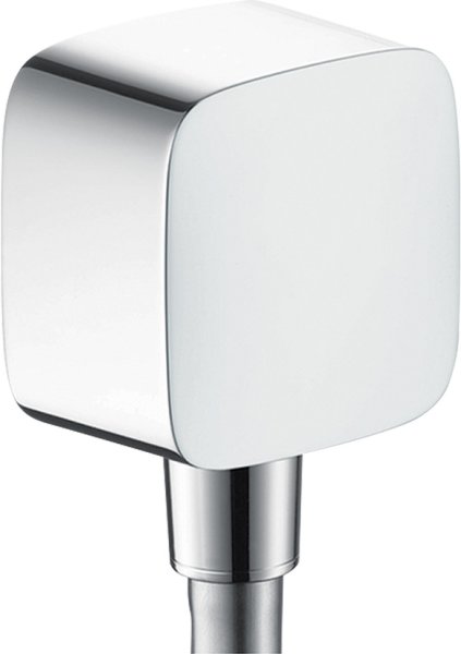 Hansgrohe Fixfit Wall Outlet with Non-Return Valve - Brushed Nickel