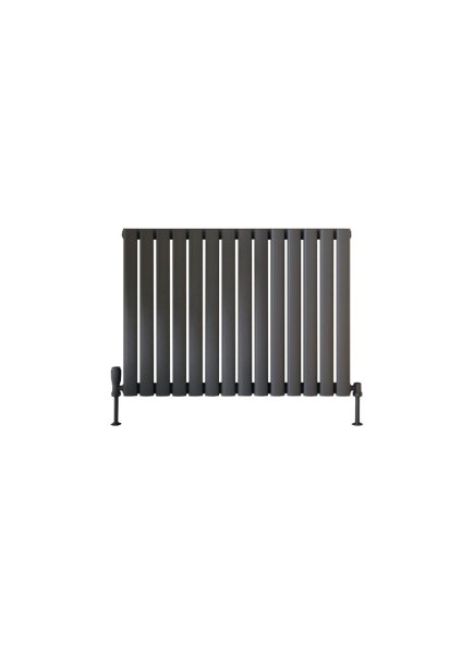 Scudo Apex 600 x 826mm Designer Radiator - Anthracite