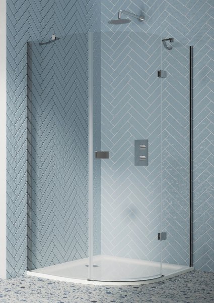 Dawn Athena 900 x 900mm Hinged Quadrant Shower Enclosure