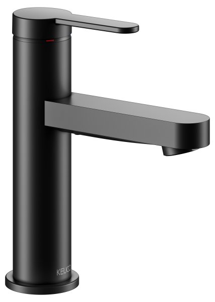 Keuco IXMO Single Lever Basin Mixer 100 (Flat Round Rosette) - Matt Black
