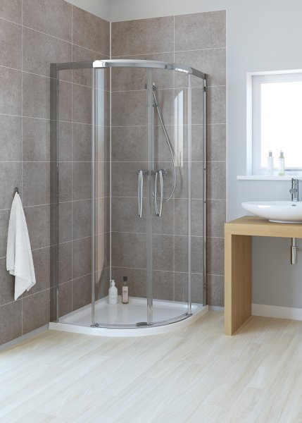 Lakes Low Threshold Double Door Quadrant Shower Enclosure