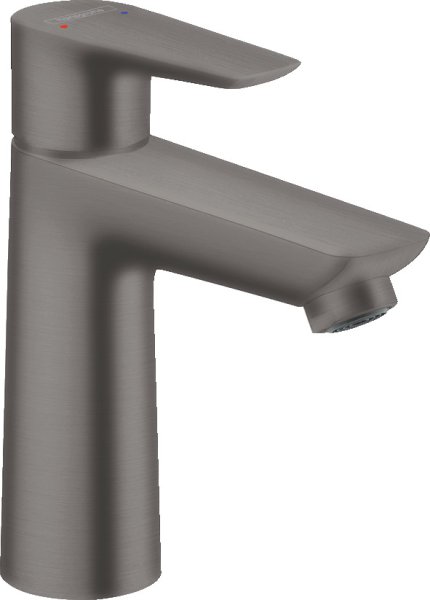 Hansgrohe Talis E Single Lever Basin Mixer 110 with Pop-Up Waste - Brushed Black Chrome