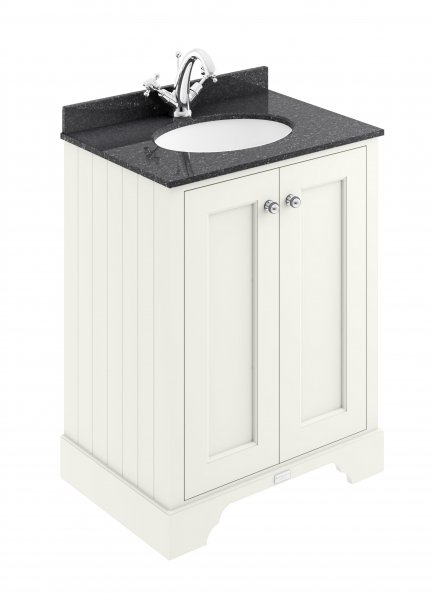 Bayswater 600mm Pointing White 2 Door Basin Cabinet