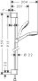Hansgrohe Croma Select S Shower Set 110 Vario Ecosmart with Shower Rail 90cm - White/Chrome