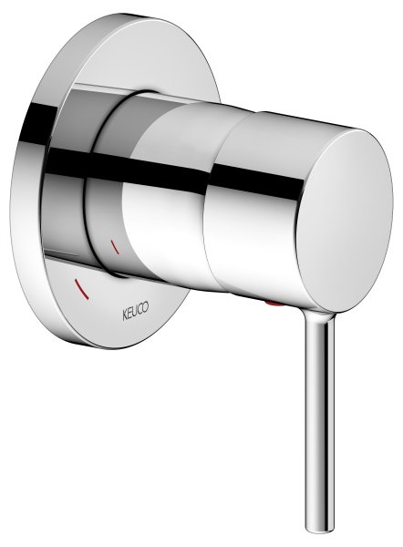 Keuco IXMO Single Lever Mixer DN 15 (Soft Round Rosette) - Chrome