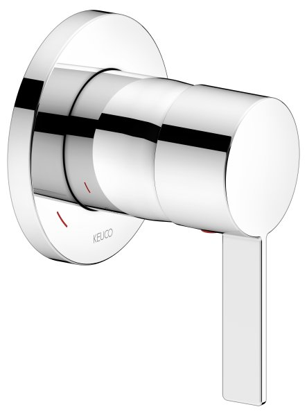 Keuco IXMO Single Lever Mixer DN 15 (Pure Round Rosette) - Chrome