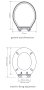 Tavistock Vitoria Soft Close Toilet Seat - Oak