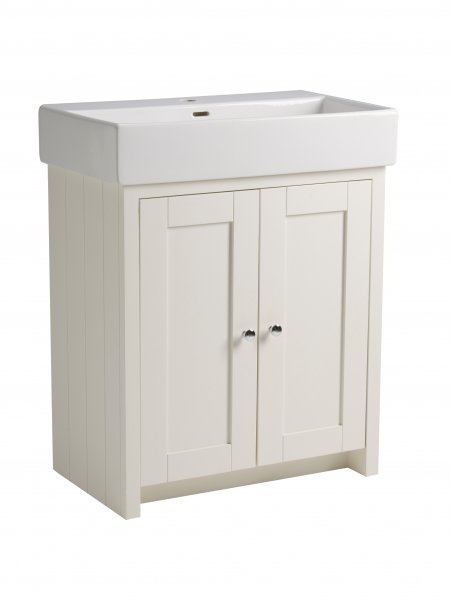 Tavistock Lansdown Linen White 700mm Freestanding Unit & Basin