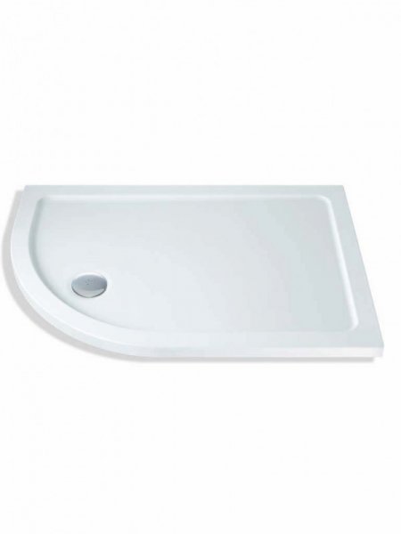 MX Elements 900 x 760mm Offset Quadrant Shower Tray (550 Radius)