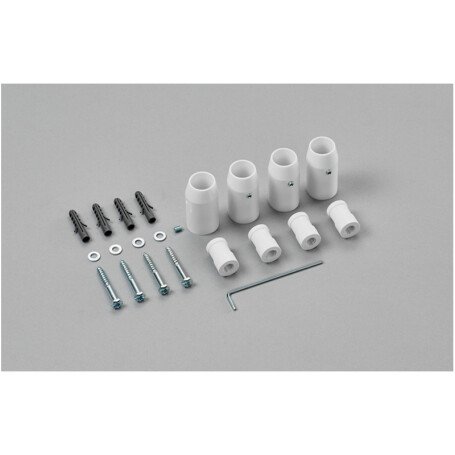 Zehnder Subway Sub Extended Bracket Kit White Ral9016