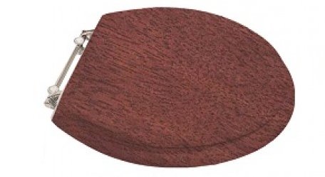 walnut toilet seat