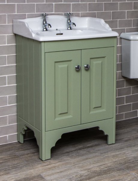 Silverdale Victorian 635mm Vanity Unit and Basin - Normandy Grey