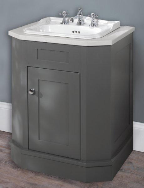 Silverdale Balasani 700mm Vanity Unit and Basin - Dark Lead