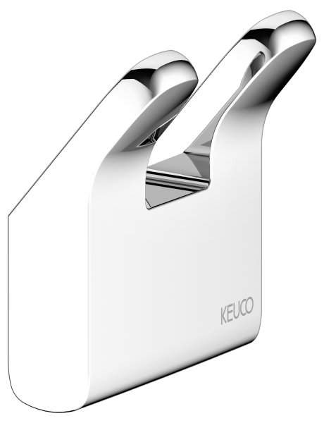 Keuco Collection Moll Double Robe Hook - Chrome