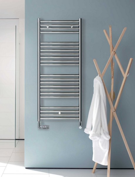 Zehnder Klaro White Electric Radiator with Simple Immersion