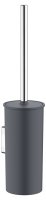 Keuco Collection Moll Toilet Brush Set with Synthetic Insert - Chrome/Anthracite