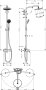 Hansgrohe Croma Showerpipe 220 1jet with Manual Shower Mixer - Chrome