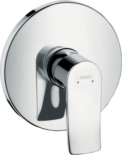 Hansgrohe Metris Single Lever Manual Shower Mixer Highflow for Concealed Installation - Chrome