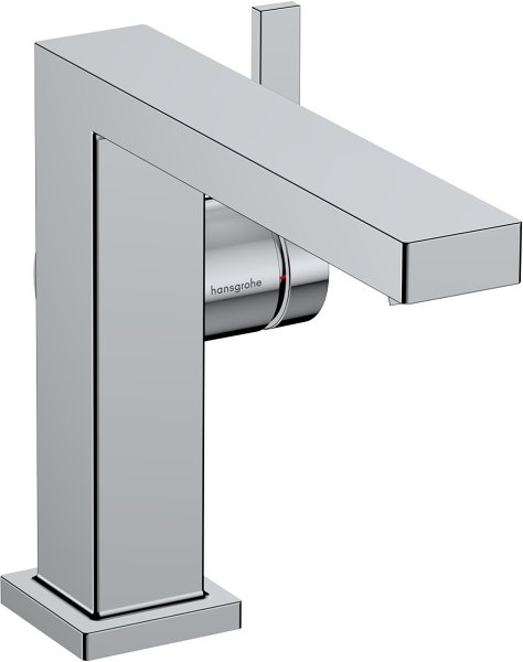 Hansgrohe Tecturis E Single Lever Basin Mixer 110 Fine Coolstart Ecosmart+ with Pop Up-Waste Set