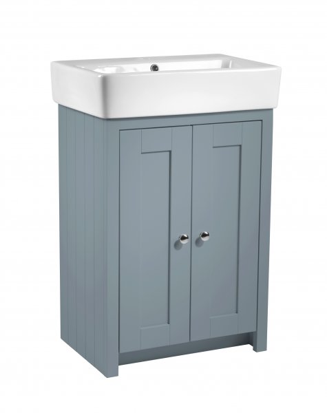 Tavistock Lansdown Mineral Blue 550mm Freestanding Unit & 1 Tap Hole Basin