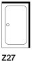 Bette Ultra 1600 x 800 x 35mm Rectangular Shower Tray with Z27 Upstand and Glaze Plus - Stock Clearance