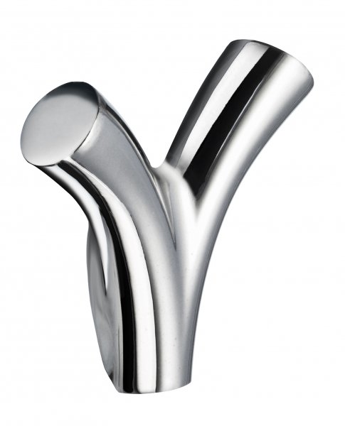 Smedbo Dry Double Towel Hook - Polished Chrome