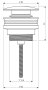 Villeroy & Boch Push-To-Open Basin Waste - Matt Brushed Nickel
