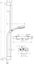 Hansgrohe Pulsify Select S Shower System105 3jet Relaxation Ecosmart with Ecostat Fine, Shower Bar 90cm & Accessories - Chrome