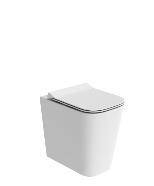 Tavistock Compass Square Comfort Height Back-to-Wall Rimless Toilet