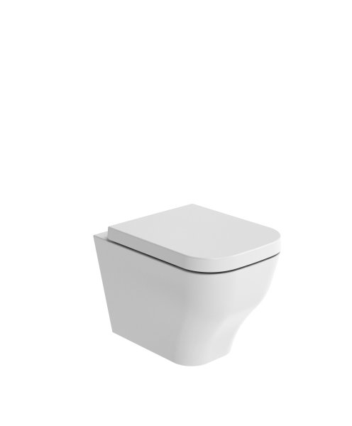 Tavistock Compass Square Wall-Hung Rimless Toilet