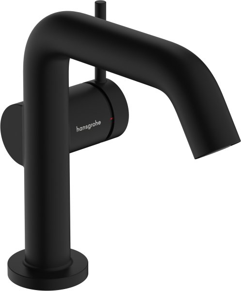 Hansgrohe Tecturis S Single Lever Basin Mixer 110 Fine Coolstart Ecosmart+ with Waste Set - Matt Black