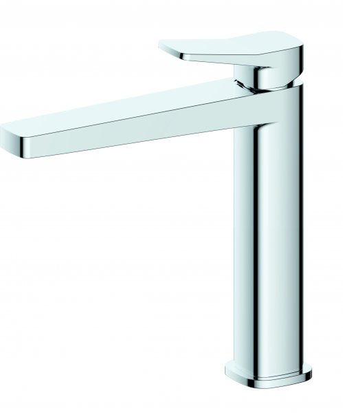 RAK Petit Square Mid Height Basin Mixer - Chrome