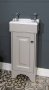 Silverdale Victorian 430mm Micro Vanity Unit and Basin - French Grey