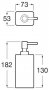Roca Ona White Soap Dispenser