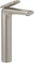 Villeroy & Boch Antao Tall Single-Lever Basin Mixer with Pop-Up Waste - Matt Brushed Nickel