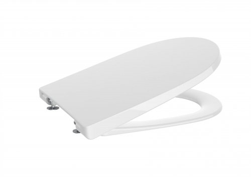 Roca Ona Soft Close Gloss White Supralit antibacterial Seat & Cover - Stock Clearance