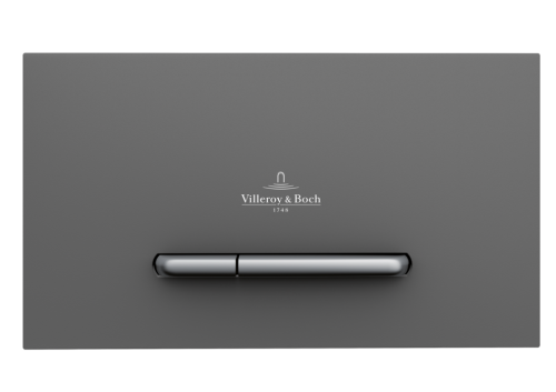 Villeroy & Boch ViConnect 300S Dual Flush Plate - Matt Anthracite