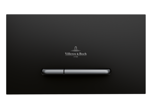 Villeroy & Boch ViConnect 300S Dual Flush Plate - Matt Black