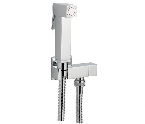 Just Taps Plus Square Douche Set With Angle Valve