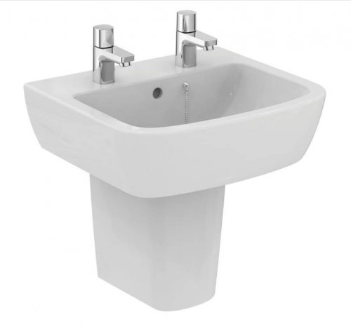 Ideal Standard Tempo 50cm Basin 2 Tap Hole