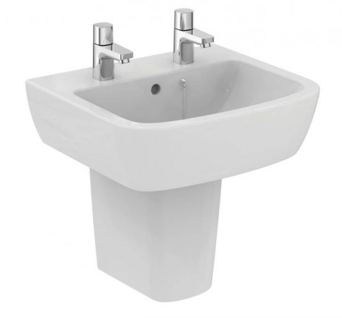 Ideal Standard Tempo 55cm Basin 2 Tap Hole