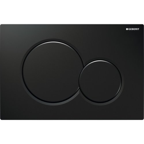 Geberit Sigma 01 Jet Black Dual Flush Plate