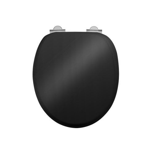 Burlington Bathrooms Jet Black Gloss Soft-Close WC Seat