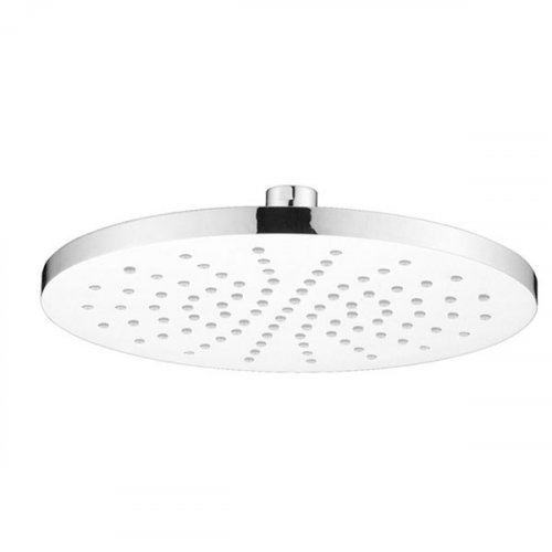 Just Taps Plus Boker Round Fixed Shower Head- 190mm Diameter- Chrome