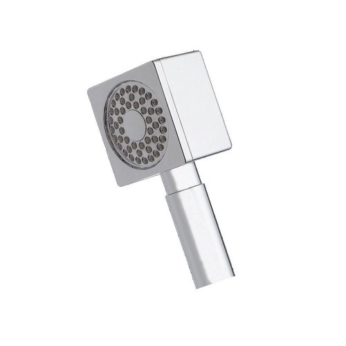 Just Taps Plus Quadro Brass Shower Handset- Single Function- Chrome