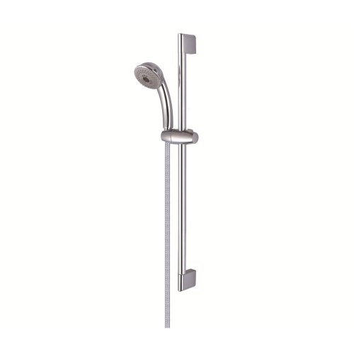 Just Taps Plus Modi Shower Rail Kit- Single Function Handset- Chrome