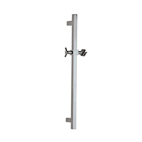 Just Taps Plus Quadro Shower Slider Rail- Chrome