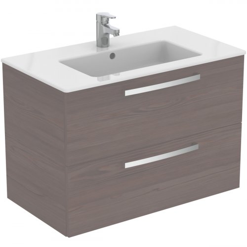 Ideal Standard Tempo 800mm Wall Mounted Lava Grey Vanity Unit