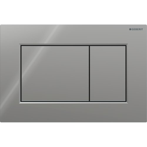 Geberit Sigma 01 Square Dual Flush Plate - Chrome